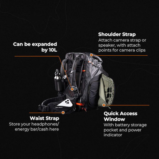 PGYTECH Kamerataschen Rucksack Für Fotokamera Orange