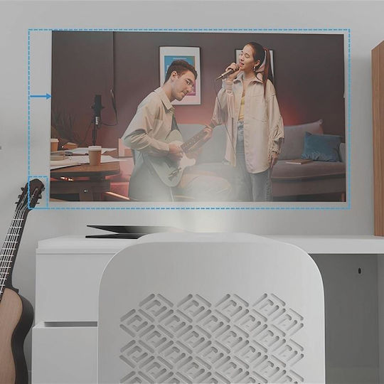 HP CC360 Мини Проектор LCD Full HD LED Лампа с Wi-Fi и Вградени Говорители AMY.PCS.0509