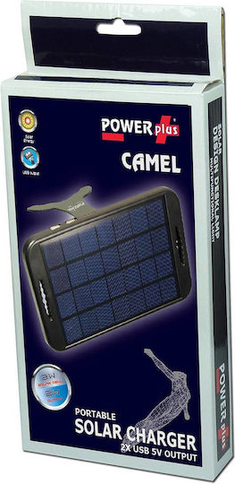 PowerPlus Camel Ηλιακό Panel Φορτιστής 2W με USB Output (Φορητών Συσκευών)