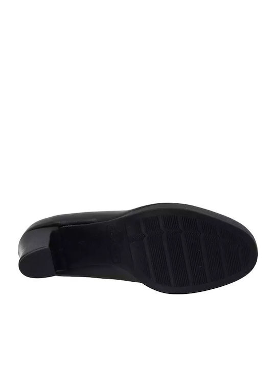 Anatomic Synthetic Leather Black Heels