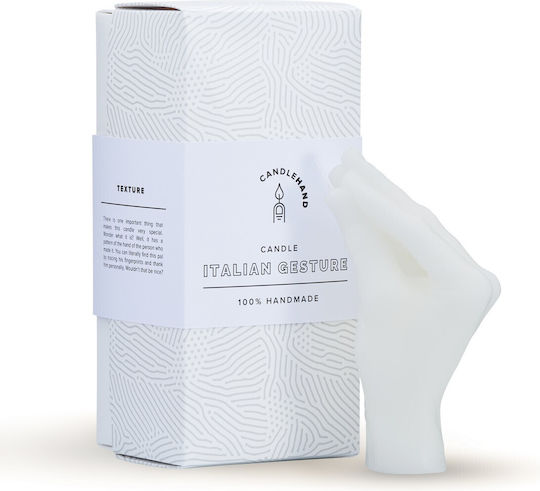 Candlehand Lumânare Decorativă Albă 360gr