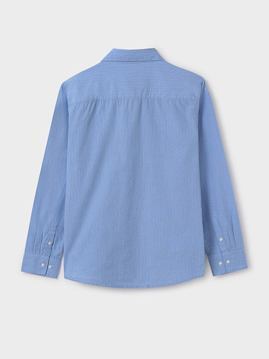 Kinder Hemd Langarm blau