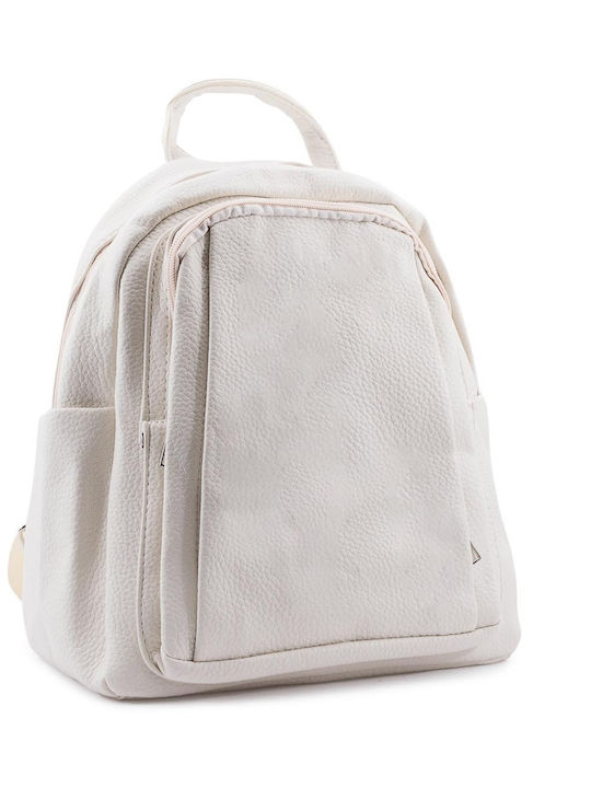 Women's Backpack Shoulder Bag Beige