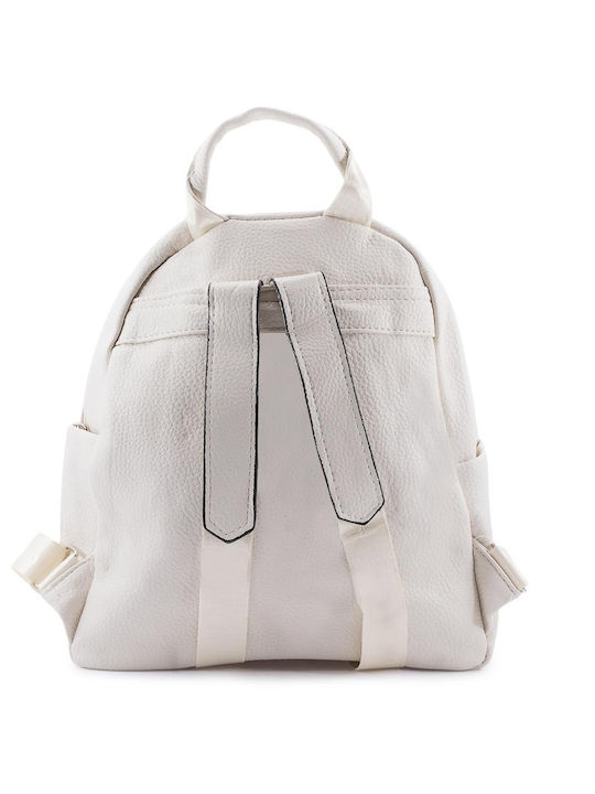Women's Backpack Shoulder Bag Beige