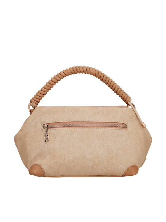 Damentasche Schultertasche Beige