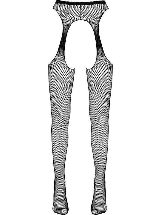 Cottelli Collection Fishnet Open Tights Sexy Καλσόν Μαύρο