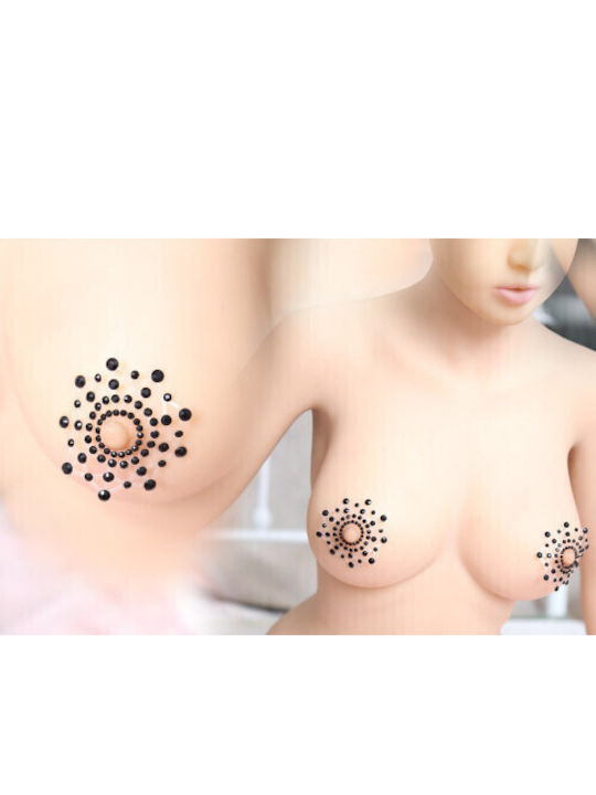 Fetish Addict Snowflake Nipple Covers Black