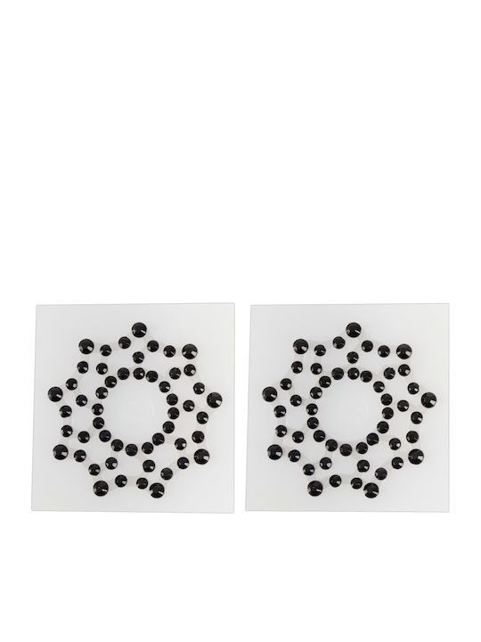 Cottelli Collection Nippelabdeckungen Stern Nippelabdeckungen Schwarz