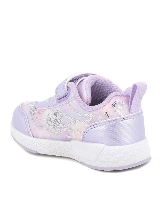 Παιδικά Sneakers με Σκρατς Λιλά