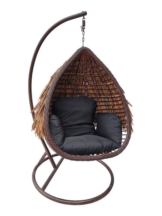 Varur Φωλιά Rattan Μ120xΠ105xΥ195cm Καφέ Varur Φωλιά Rattan Μ120xΠ105xΥ195cm Καφέ