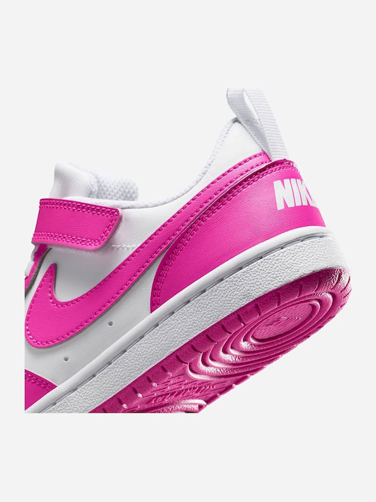 Court Borough Kinder Sneakers mit Klettverschluss Fuchsie