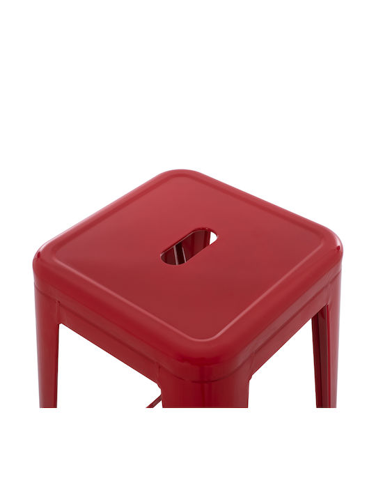 Stool for Bar Outdoor Melita-pro Red 43x43x78cm