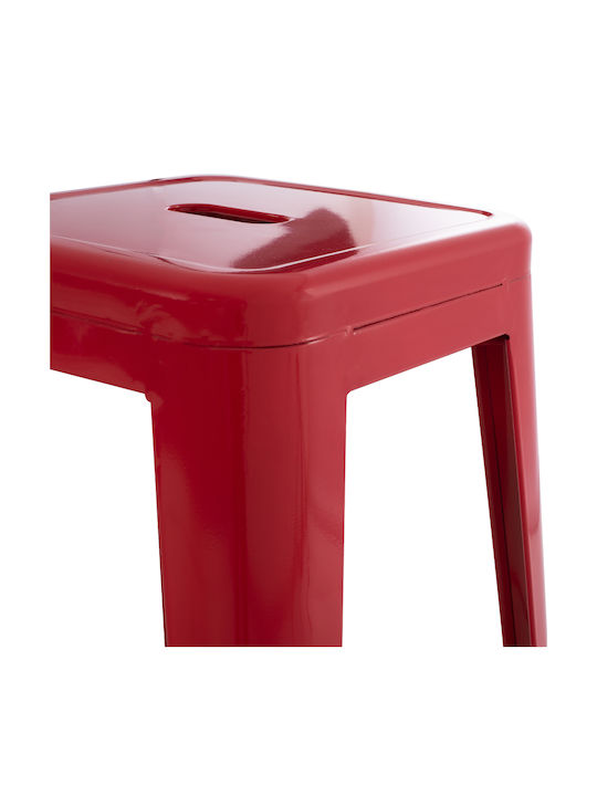 Stool for Bar Outdoor Melita-pro Red 43x43x78cm