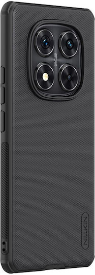 Nillkin Super Frosted Shield Pro Series Задна корица Пластмаса / Силикон 0.5мм Водоустойчив Черен (Redmi Note 14 Pro 5G / Poco X7)