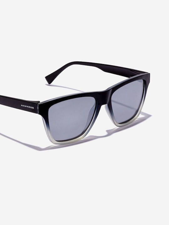 Hawkers Unisex Γυαλιά Ηλίου με Μαύρο Κοκκάλινο Σκελετό και Γκρι Polarized Φακό