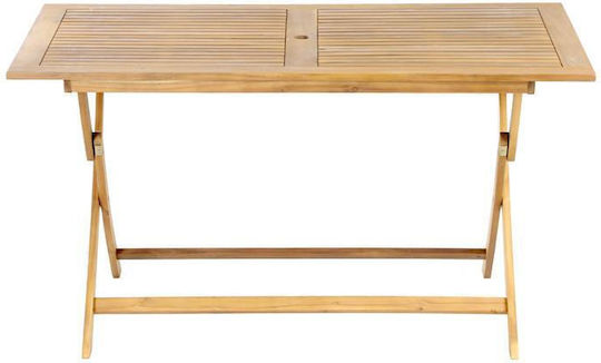 Garten- und Terrassentisch Fl943 Zusammenklappbar 140x80x74 Karibisch Garten- und Terrassentisch Fl943 Zusammenklappbar 140x80x74 Karibisch