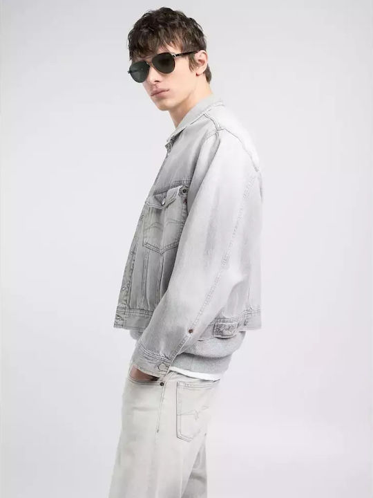 9zero1 Geci Barbati Denim Gri