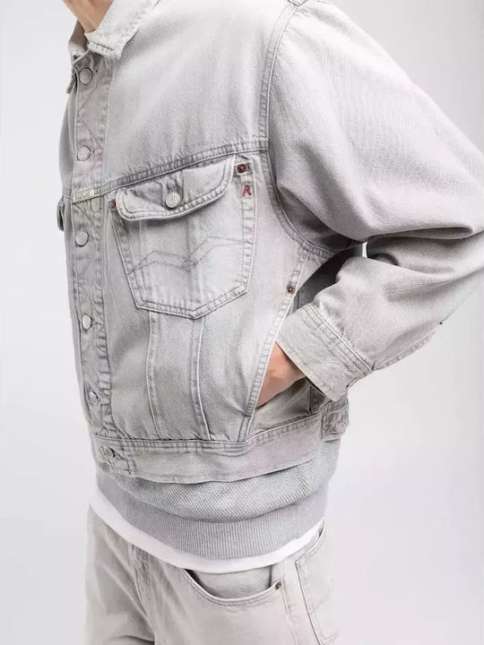 9zero1 Geci Barbati Denim Gri