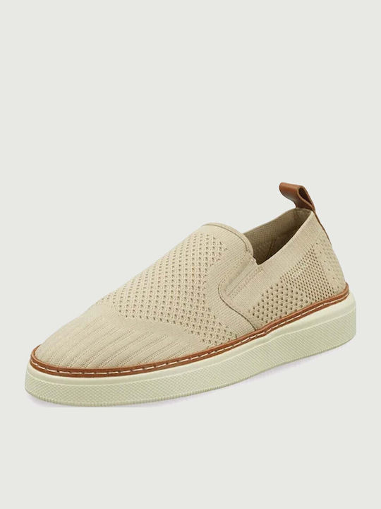 San Prep Текстил Мъжки Slip-On Кафяв
