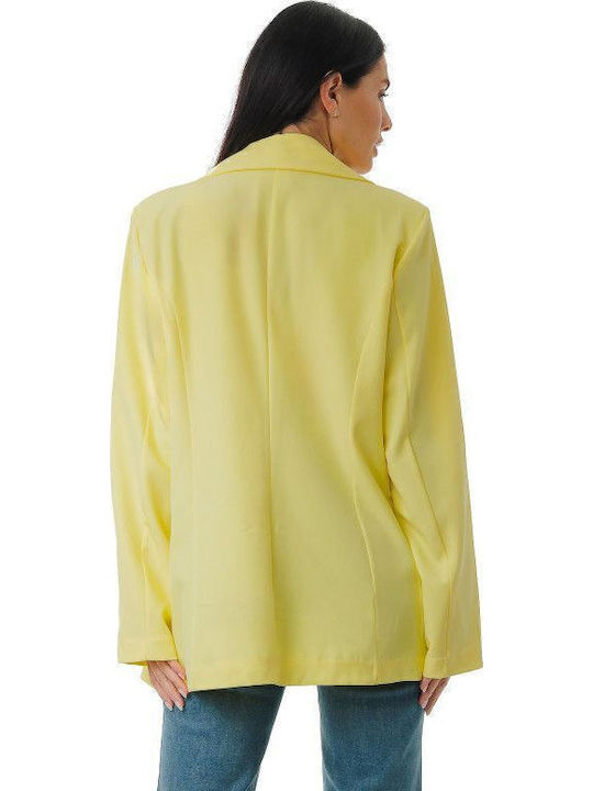 Silia D Women's Blazer Yellow