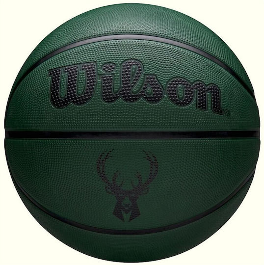 Wilson Team Tribute Solid Milwaukee Bucks Basket Ball Outdoor