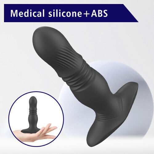 ToyBox Anal Plug with Wireless Functionality and Vibration Black