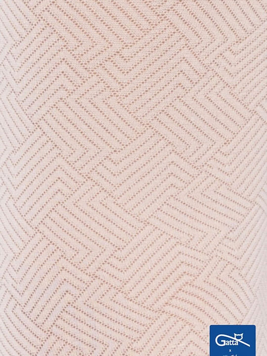 Γυναικείο Καλσόν 40 Den με Ραφή White Choco