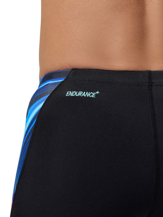Speedo Digital V-cut Ανδρικό Αγωνιστικό Jammer Μαγιό Κολύμβησης Μαύρο