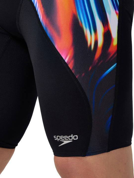 Speedo Digital V-cut Ανδρικό Αγωνιστικό Jammer Μαγιό Κολύμβησης Μαύρο