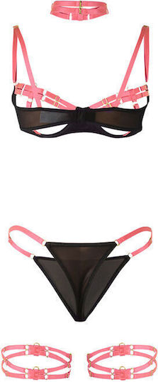 Subblime Seturi de lenjerie sexy Roz D-242651