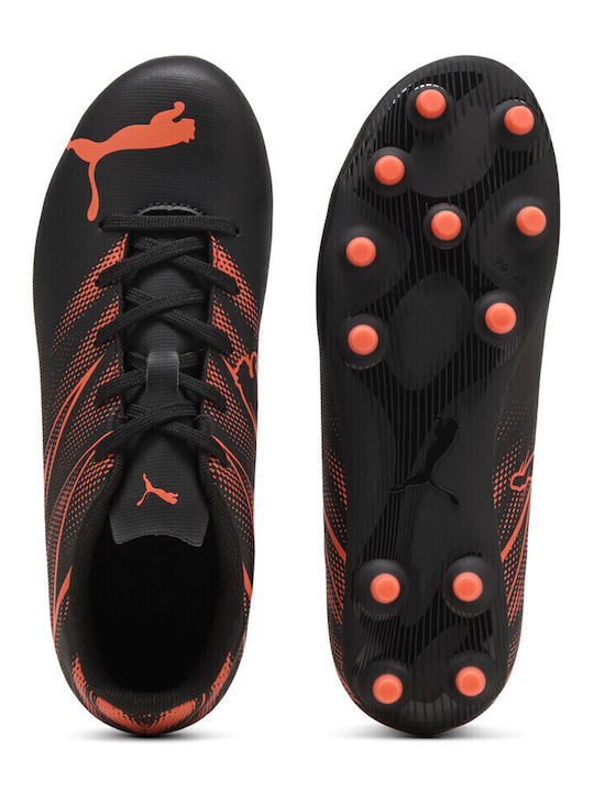 Jr Attacanto Fg Ag FG/AG Kids Soccer Cleats & Shoes Molded Black