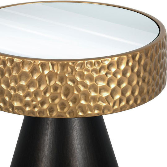 Side Coffee Table Fl0184 Gold - Black Side Coffee Table Fl0184 Gold - Black