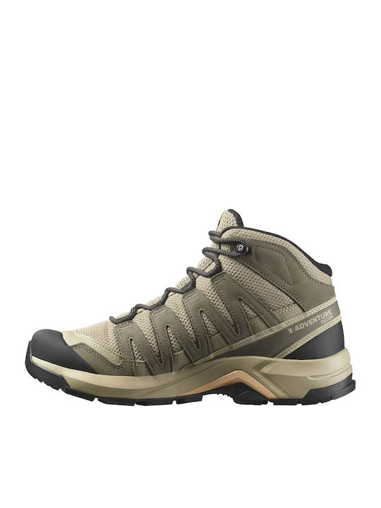 Salomon Recon Women's Hiking Boots Waterproof With Gore-Tex Membrane Desert Tan / Falcon / Peach