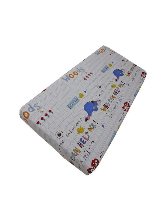 Beboulino Fitted Pooh & Friends Baby Sheets 60x120cm