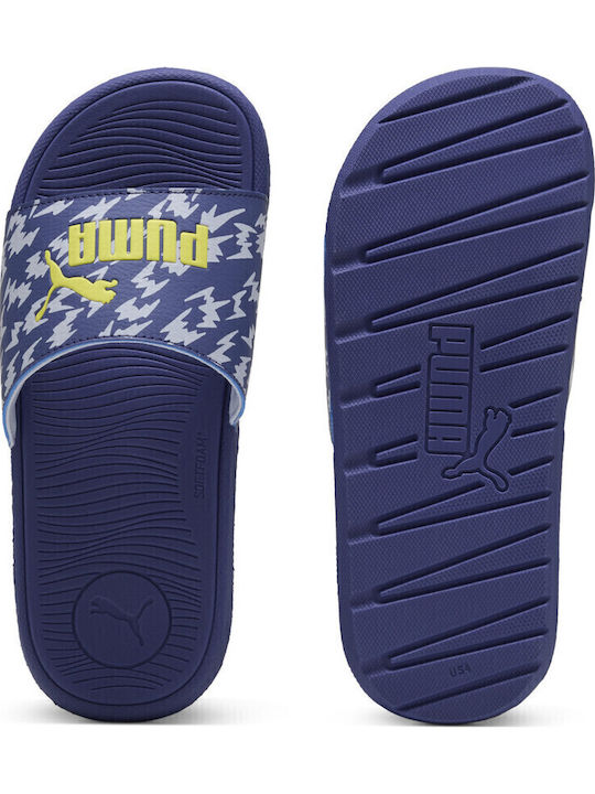 Kids' Slides Blue Cool Cat 2.0