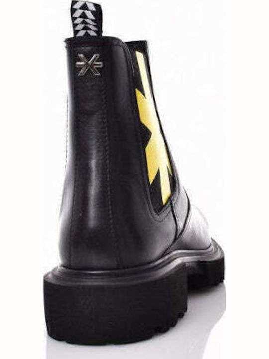 Leather Black Men's Boots