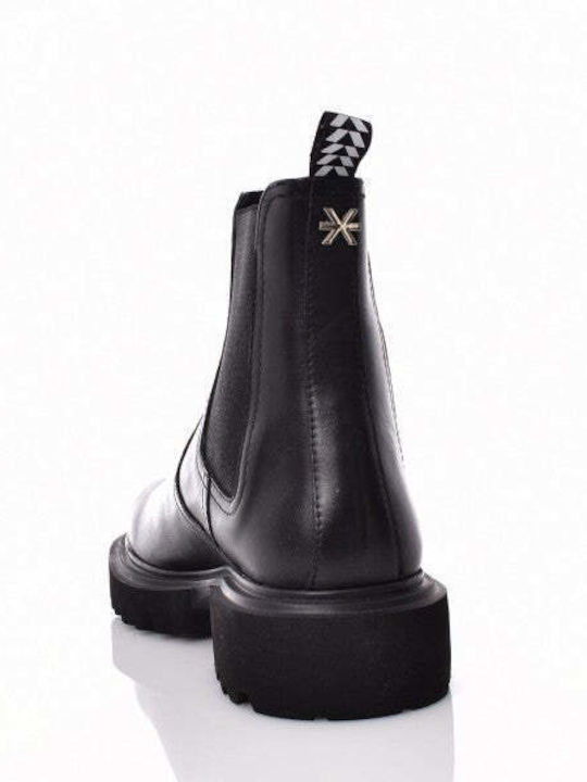 Leather Black Men's Boots