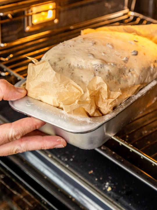 Kitchen Craft Φόρμα Ζαχαροπλαστικής για Κορμό από Αλουμίνιο 24.1x15.1x6εκ.