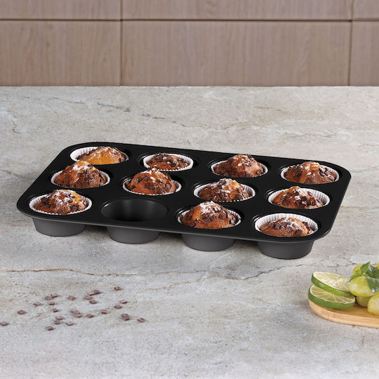 Berlinger Haus Φόρμα Ζαχαροπλαστικής για Cupcakes/Muffins 12 Θέσεων 35x26.5x3εκ.