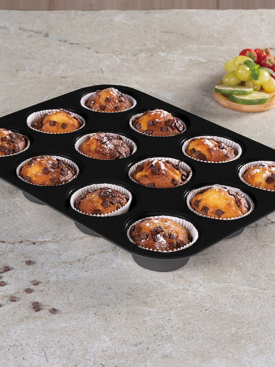 Berlinger Haus Cupcakes & Muffins 12 Cups Baking Pan 35x26.5x3cm