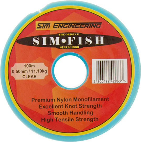 Fishing Line Transparent 100m / 0.6mm / 3.3kg