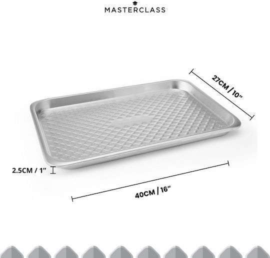 Kitchen Craft Backform Aluminium 27x40cm