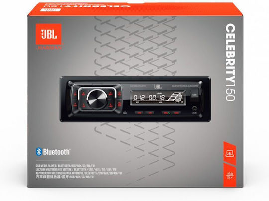 JBL Celebrity 150 Bt Ραδιόφωνο Αυτοκινήτου 1 DIN (Bluetooth/USB)