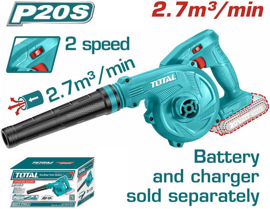 Total Handheld Battery Leaf Blower 20V Solo with Volume Control