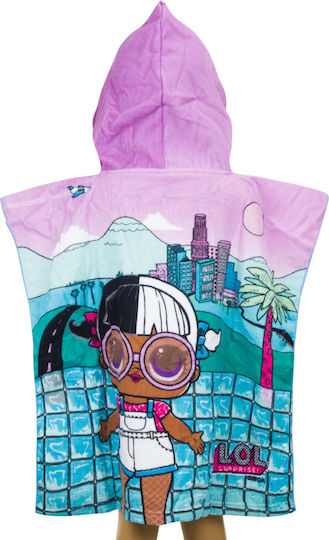L.O.L. Surprise! Baby Hooded Poncho Towel Multicolour 55x110cm