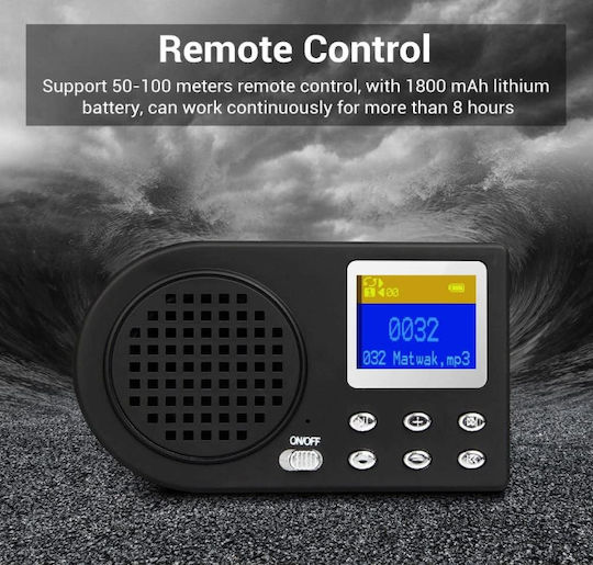 Ultrasonic Repellent Device Birds 100x100m