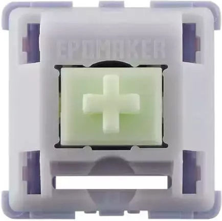 Epomaker Epomaker TH80 Pro V2 Ασύρματο Gaming Μηχανικό Πληκτρολόγιο 75% με Epomaker Budgerigar διακόπτες και RGB φωτισμό (Αγγλικό US) Λευκό