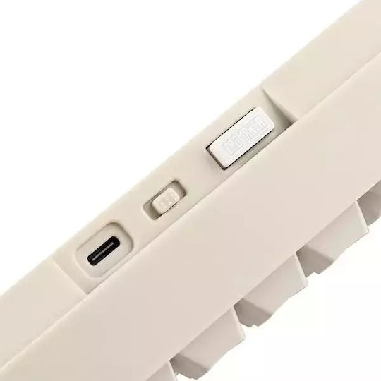 Epomaker Epomaker TH80 Pro V2 Ασύρματο Gaming Μηχανικό Πληκτρολόγιο 75% με Epomaker Budgerigar διακόπτες και RGB φωτισμό (Αγγλικό US) Λευκό