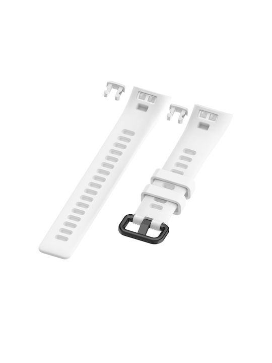 Λουράκι Σιλικόνης Λευκό (Huawei Band 3, Huawei Band 4 Pro)