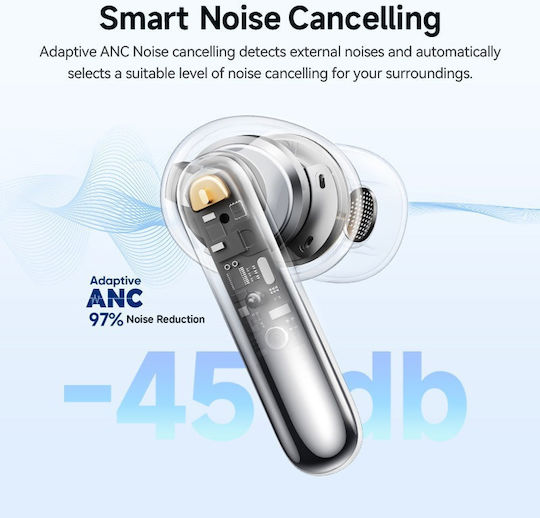 QCY Melobuds N50 Bluetooth Handsfree Earphones with Sweat Resistance and Charging Case Purple
